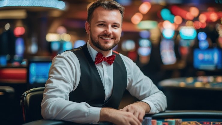 Meja permainan Qiu Qiu live-dealer di platform totowin88